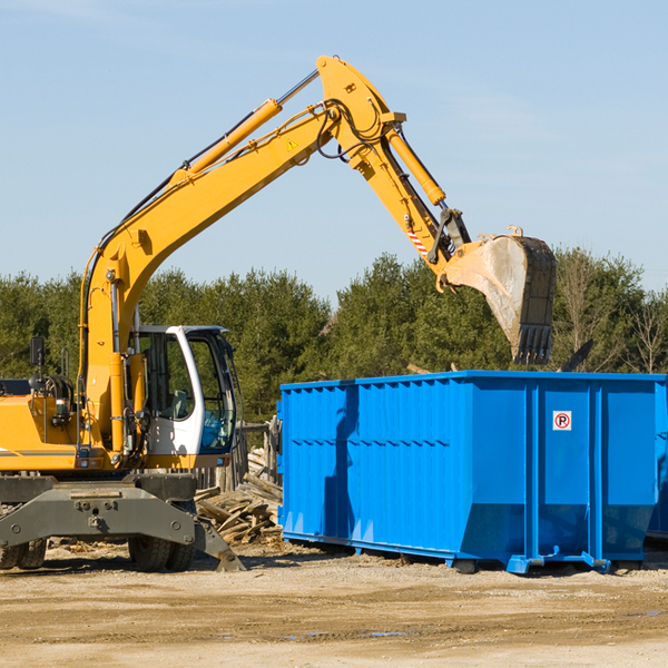 is there a minimum or maximum amount of waste i can put in a residential dumpster in Meigs County Ohio